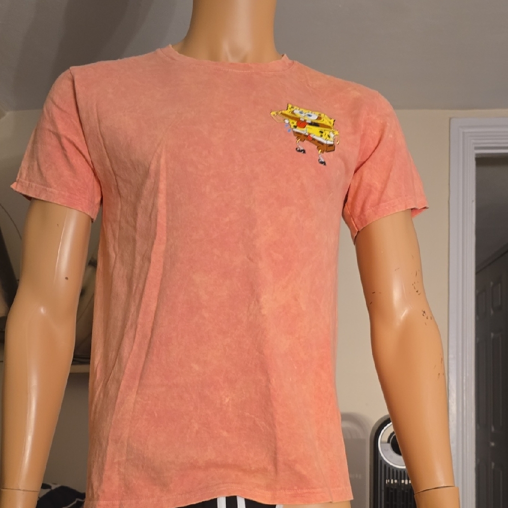 Nickelodeon Orange SpongeBob Short Sleeve Tee NWOT